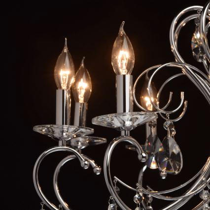 MW-LIGHT - Kristalni viseći luster ADELE 8xE14/40W/230V