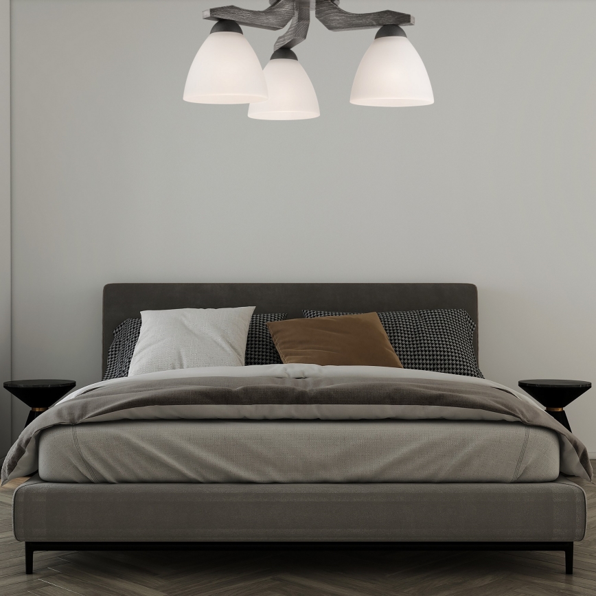 Nadgradni luster ADRIANO 3xE27/60W/230V bukva