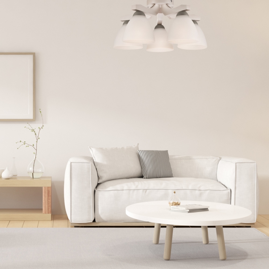 Nadgradni luster ADRIANO 5xE27/60W/230V bukva - FSC certificirano