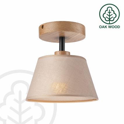 Nadgradni luster ANTONIO 1xE14/60W/230V bež/hrast