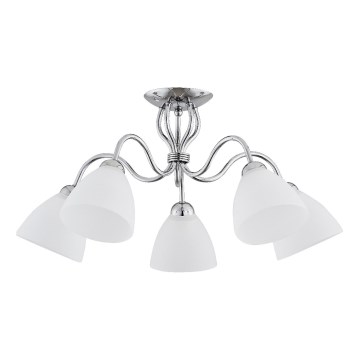 Nadgradni luster ARIEL 5xE27/15W/230V sjajni krom