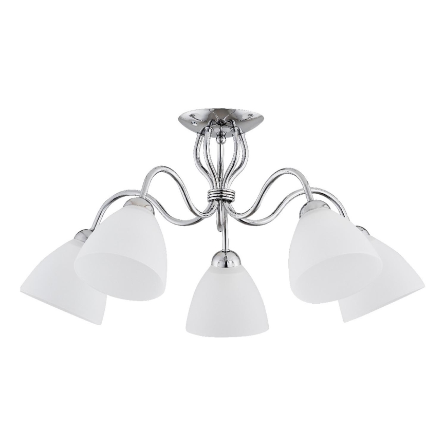 Nadgradni luster ARIEL 5xE27/15W/230V sjajni krom