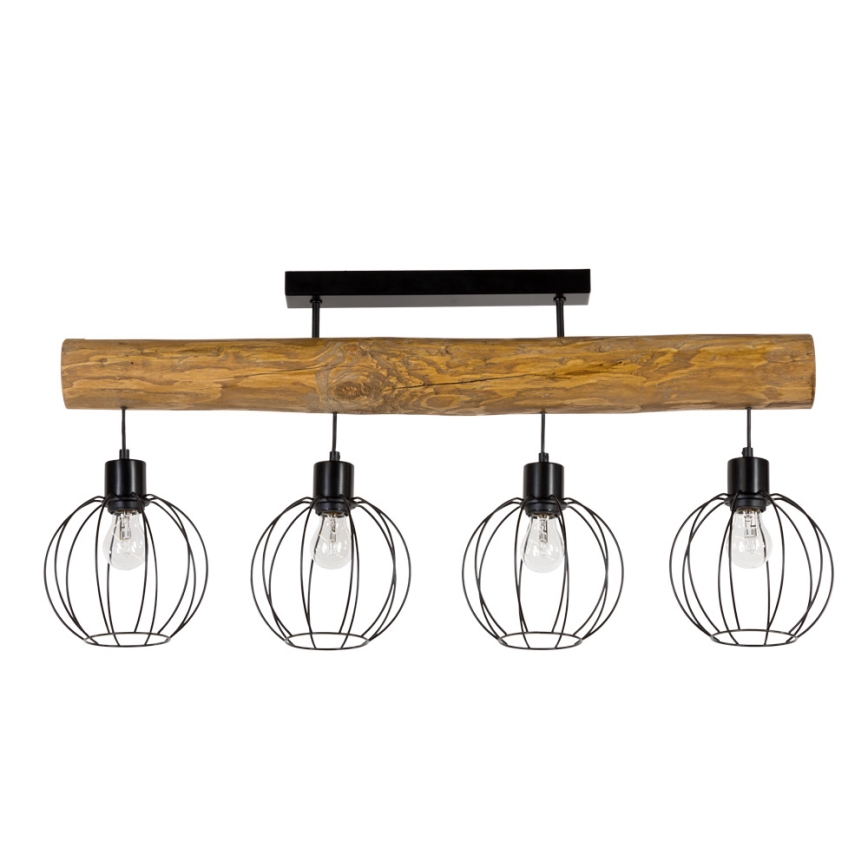 Nadgradni luster BERIS 4xE27/25W/230V bor