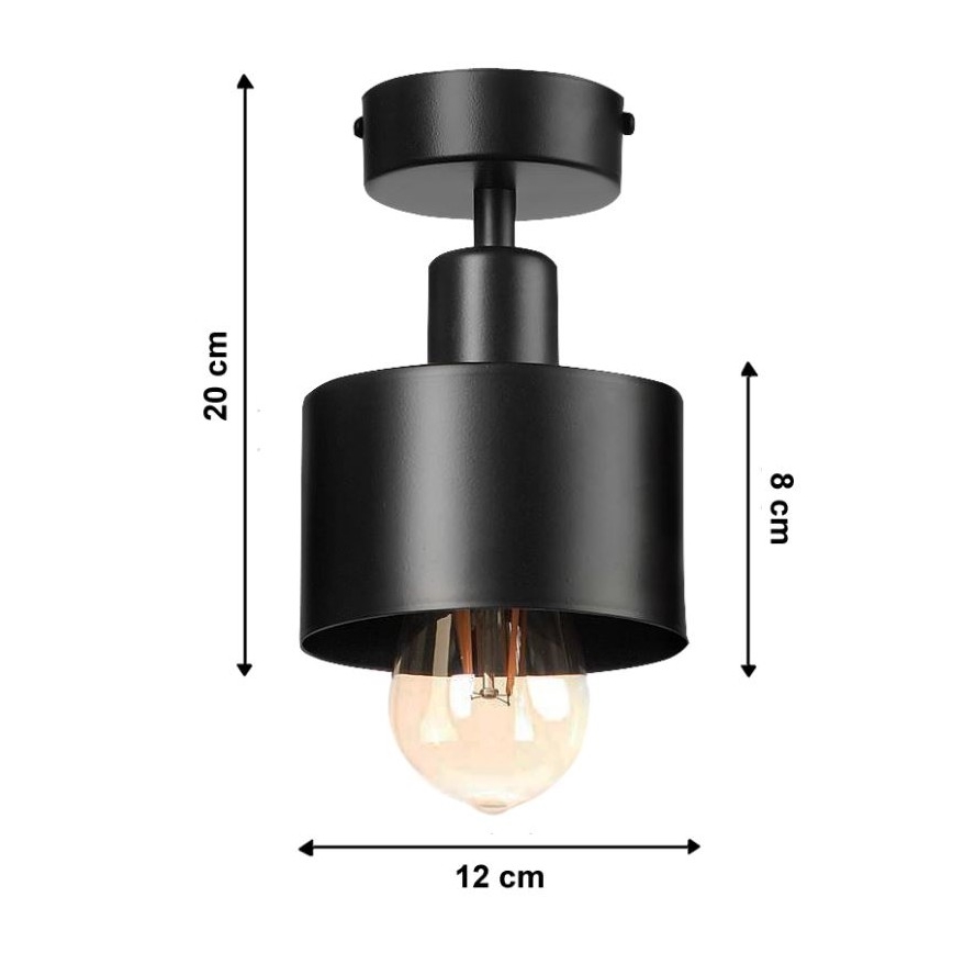 Nadgradni luster BODO 1xE27/60W/230V