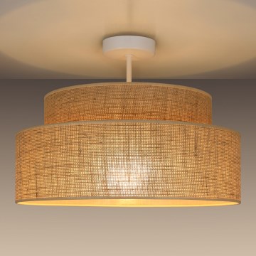 Nadgradni luster BOHO 1xE27/60W/230V bež