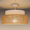 Nadgradni luster BOHO 1xE27/60W/230V bijela/bež
