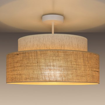 Nadgradni luster BOHO 1xE27/60W/230V krem/bež