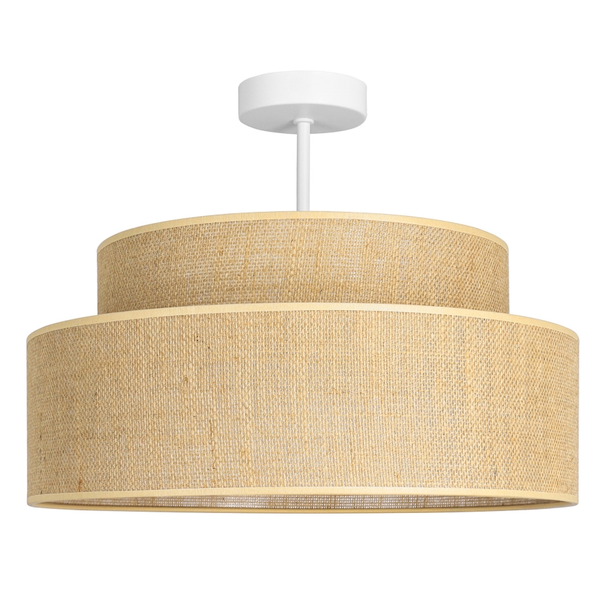 Nadgradni luster BOHO 1xE27/60W/230V pr. 40 cm bež