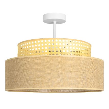 Nadgradni luster BOHO 1xE27/60W/230V pr. 40 cm ratan
