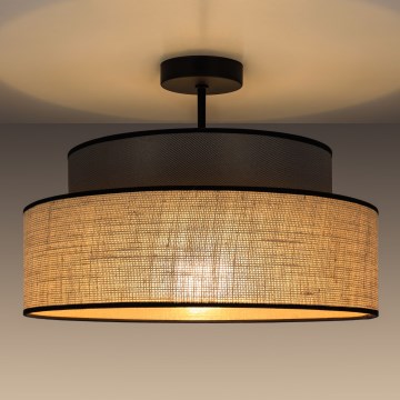 Nadgradni luster BOHO 1xE27/60W/230V smeđa/bež