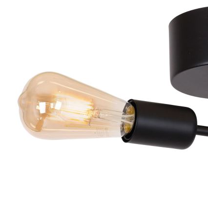 Nadgradni luster BRENDA 2xE27/60W/230V crna