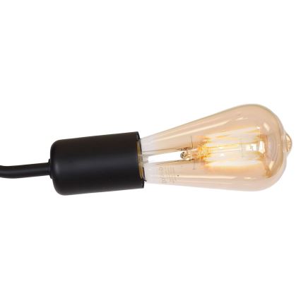 Nadgradni luster BRENDA 3xE27/60W/230V crna