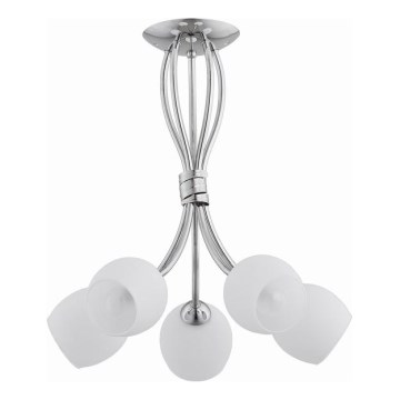 Nadgradni luster BUENA 5xE14/10W/230V sjajni krom