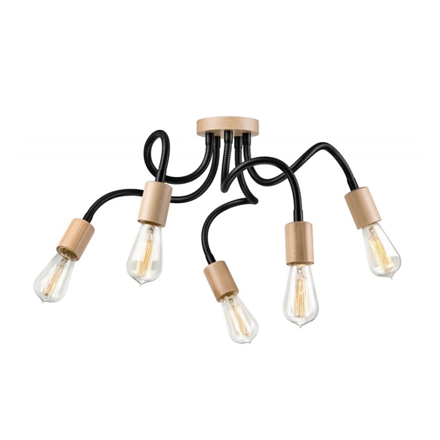 Nadgradni luster CAMERON 5xE27/60W/230V bukva