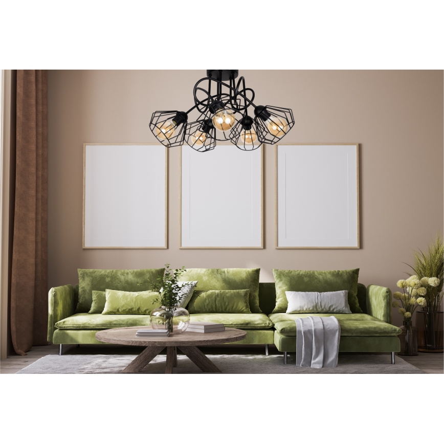 Nadgradni luster CEED 5xE27/60W/230V