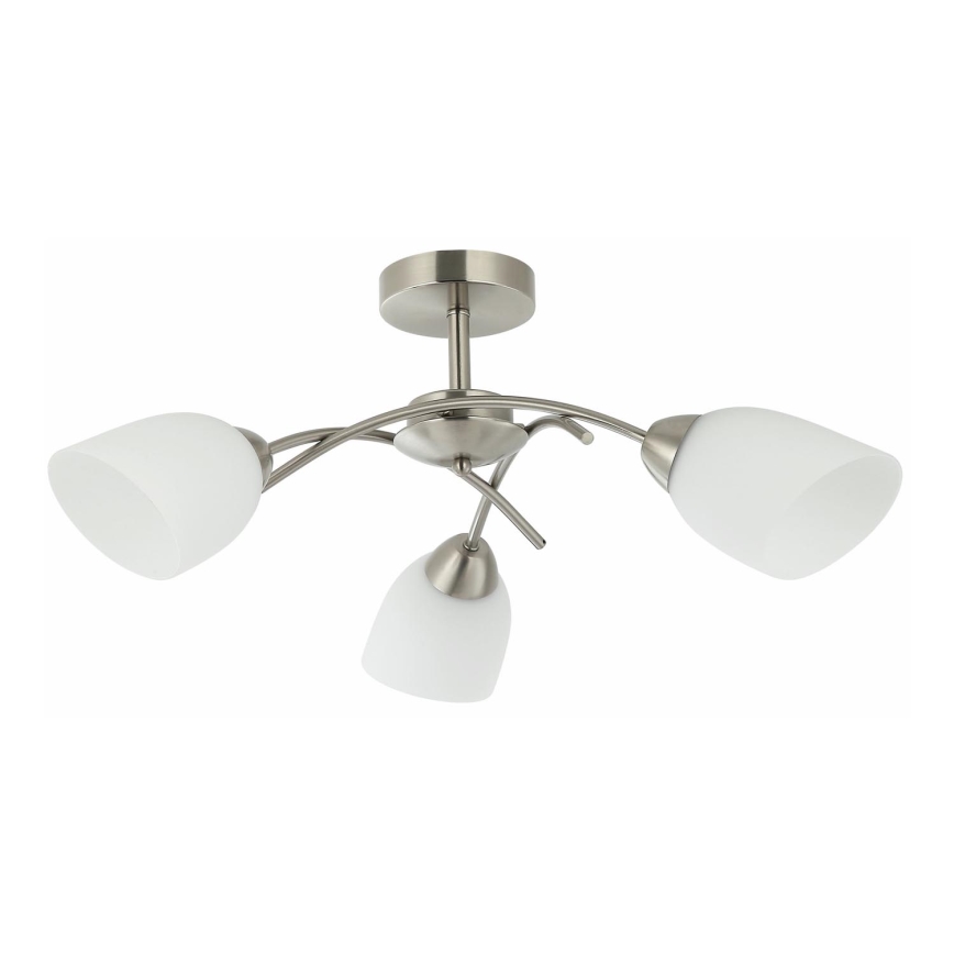 Nadgradni luster DONNA 3xE27/60W/230V nikal