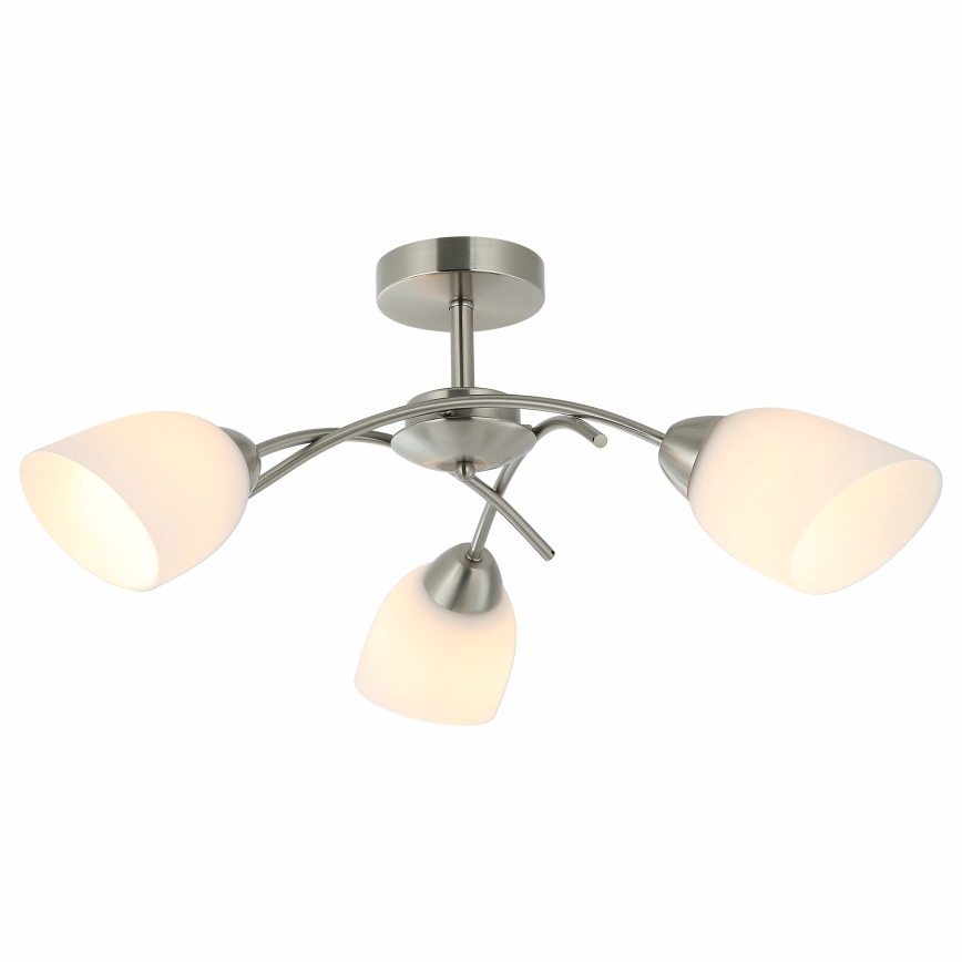 Nadgradni luster DONNA 3xE27/60W/230V nikal