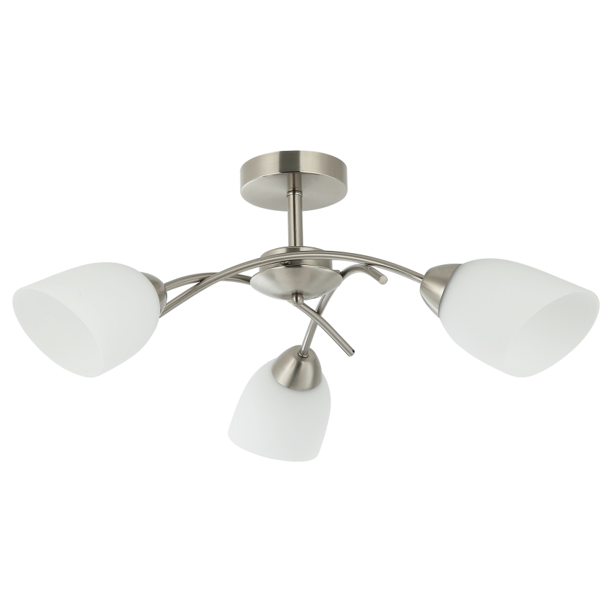 Nadgradni luster DONNA 3xE27/60W/230V nikal