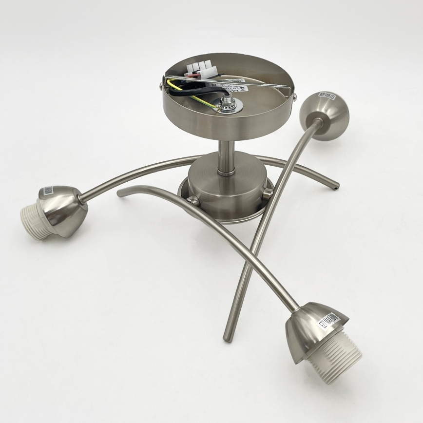 Nadgradni luster DONNA 3xE27/60W/230V nikal