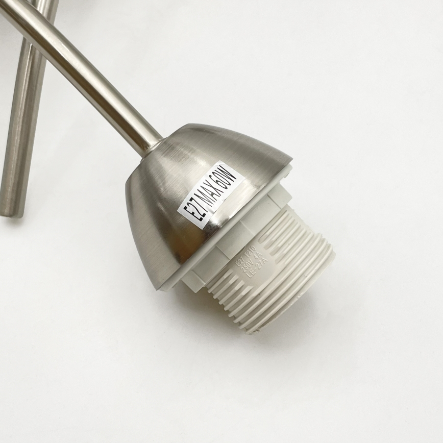 Nadgradni luster DONNA 3xE27/60W/230V nikal