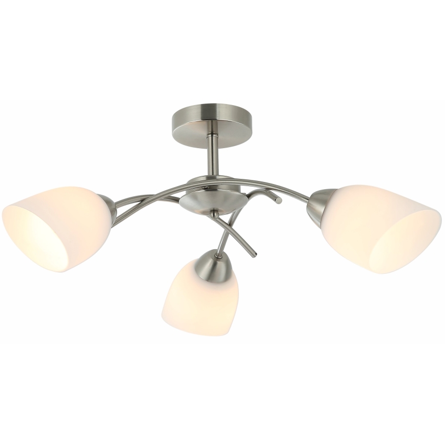 Nadgradni luster DONNA 3xE27/60W/230V nikal
