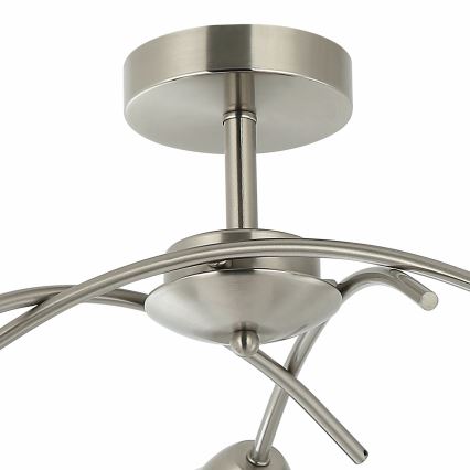 Nadgradni luster DONNA 3xE27/60W/230V nikal