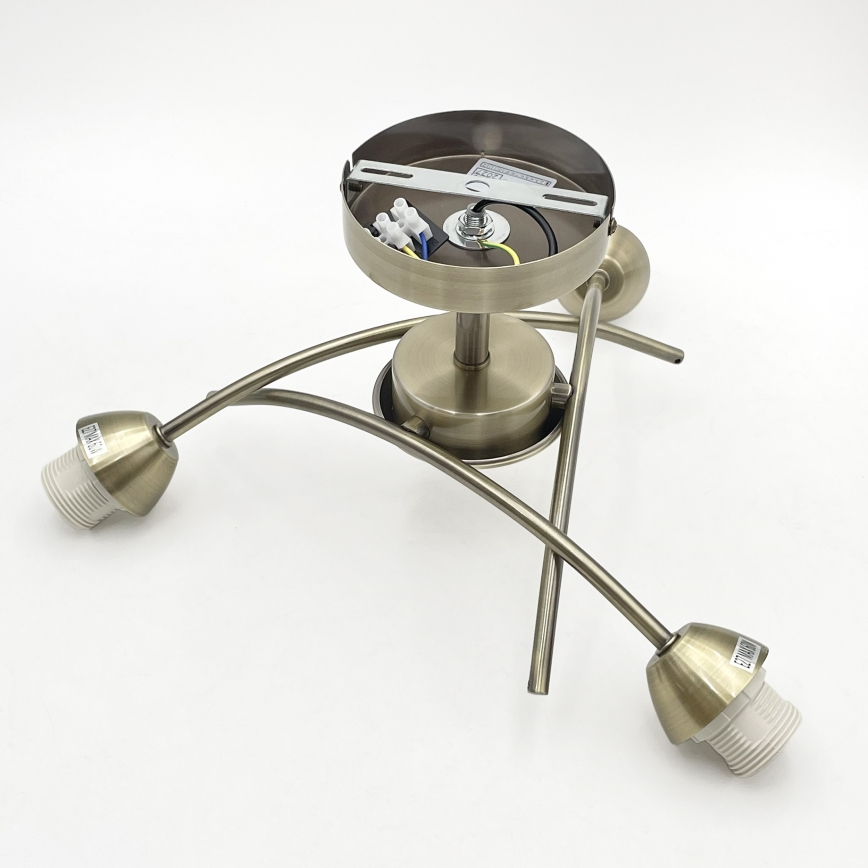 Nadgradni luster DONNA 3xE27/60W/230V patina