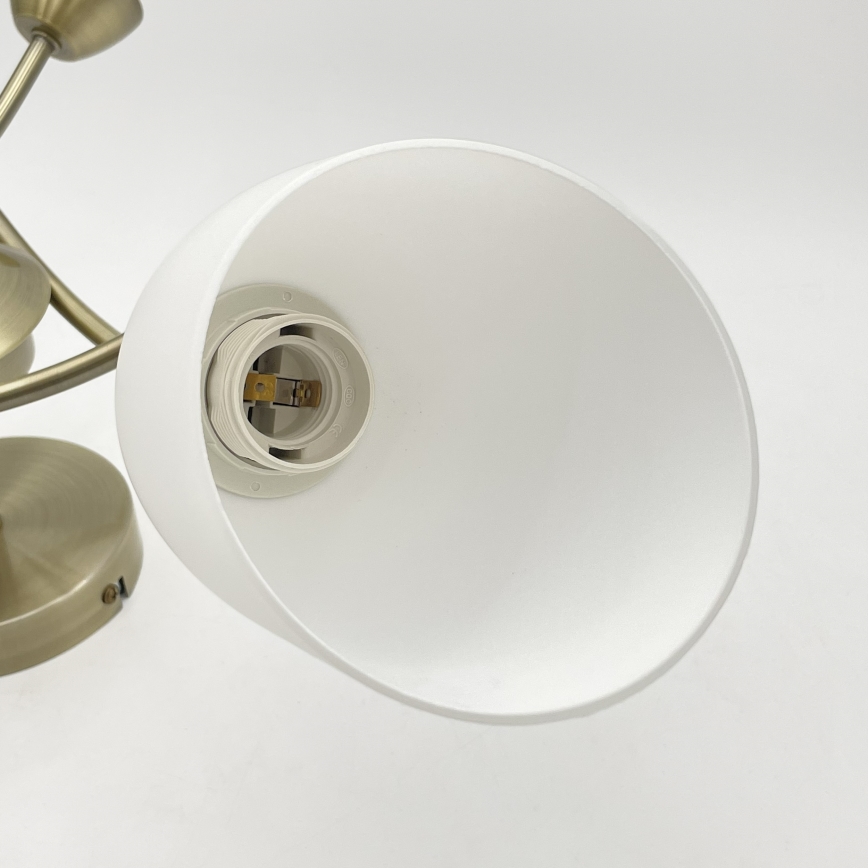 Nadgradni luster DONNA 3xE27/60W/230V patina