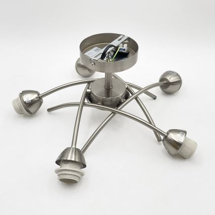 Nadgradni luster DONNA 5xE27/60W/230V nikal