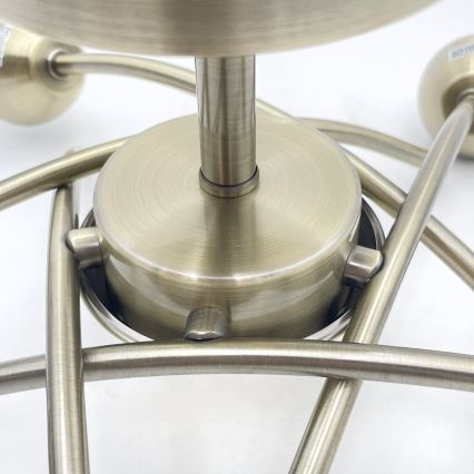 Nadgradni luster DONNA 5xE27/60W/230V patina