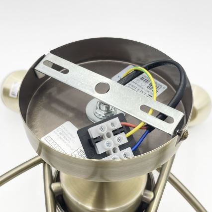 Nadgradni luster DONNA 5xE27/60W/230V patina