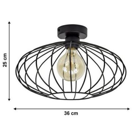 Nadgradni luster EARTH L 1xE27/60W/230V