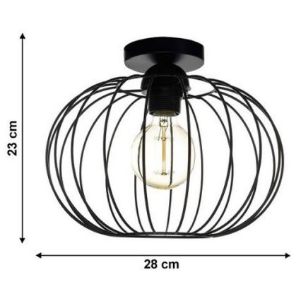 Nadgradni luster EARTH L 1xE27/60W/230V