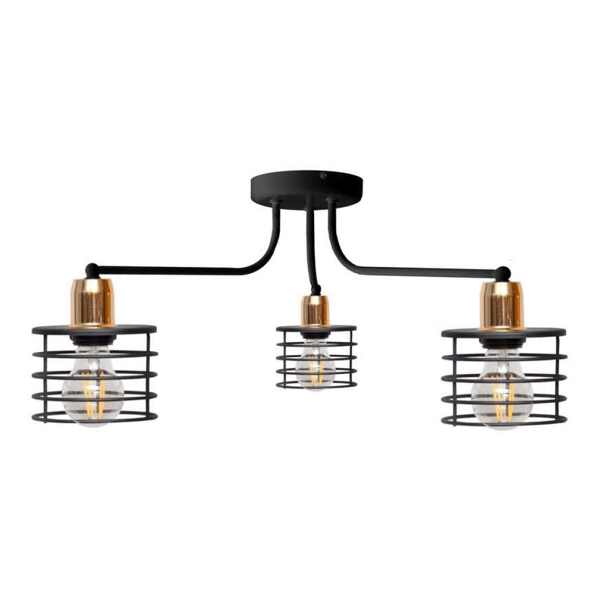 Nadgradni luster EDISON 3xE27/15W/230V