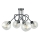 Nadgradni luster EVIE 4xE27/60W/230V antracit/prozirna