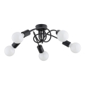 Nadgradni luster FARTA 5xE27/60W/230V crna
