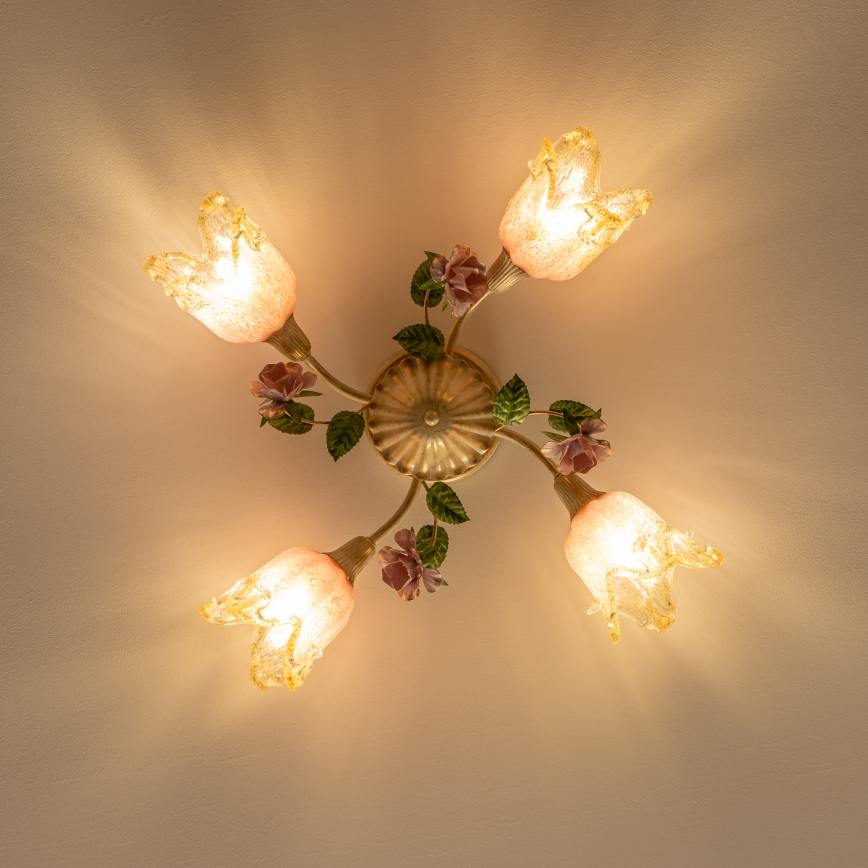 Nadgradni luster FIORINTINO 4xE14/40W/230V