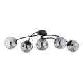 Nadgradni luster GILIAN 5xE14/40W/230V crna