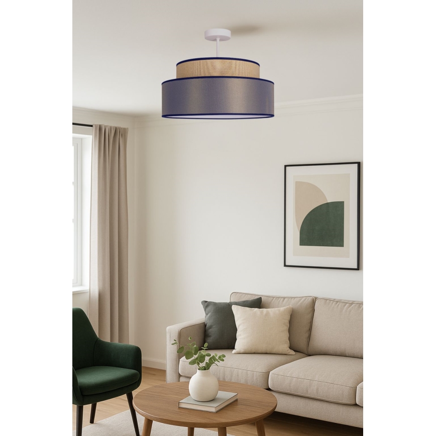 Nadgradni luster GRACE 1xE27/60W/230V bež/smeđa