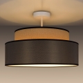 Nadgradni luster GRACE 1xE27/60W/230V pr. 40 cm bež/smeđa