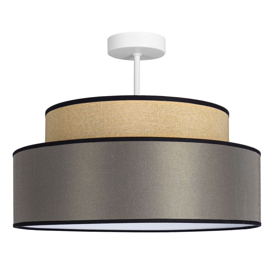 Nadgradni luster GRACE 1xE27/60W/230V pr. 40 cm bež/smeđa