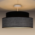 Nadgradni luster GRACE 1xE27/60W/230V pr. 40 cm crna/siva