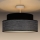 Nadgradni luster GRACE 1xE27/60W/230V pr. 40 cm crna/siva