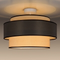 Nadgradni luster GRACE 1xE27/60W/230V pr. 40 cm krem/siva