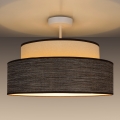 Nadgradni luster GRACE 1xE27/60W/230V pr. 40 cm krem/smeđa