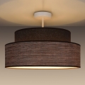 Nadgradni luster GRACE 1xE27/60W/230V pr. 40 cm smeđa/bež