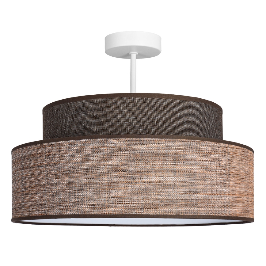 Nadgradni luster GRACE 1xE27/60W/230V pr. 40 cm smeđa/bež