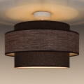 Nadgradni luster GRACE 1xE27/60W/230V pr. 40 cm smeđa/bež