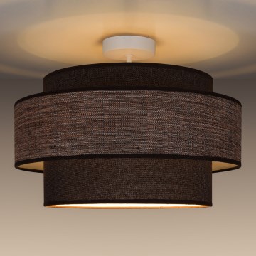 Nadgradni luster GRACE 1xE27/60W/230V pr. 40 cm smeđa/bež