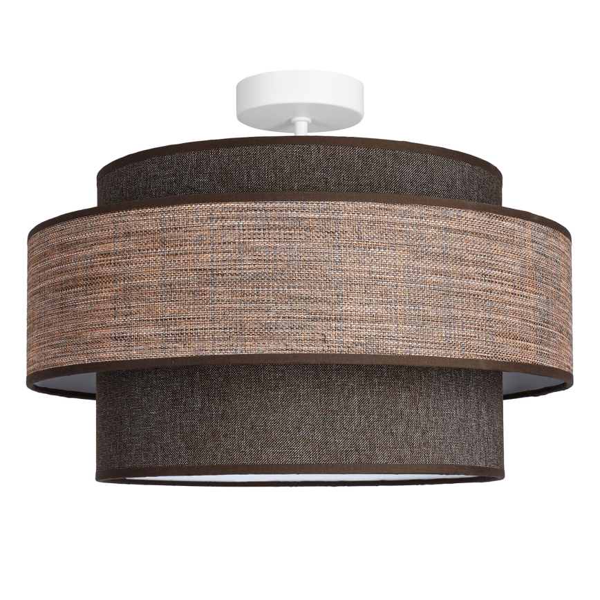 Nadgradni luster GRACE 1xE27/60W/230V pr. 40 cm smeđa/bež